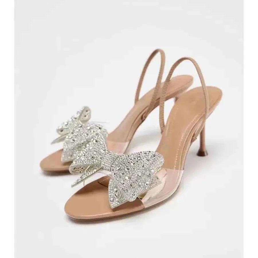 Women's Shoes With Shiny Bow