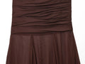 Women’s Simple and Comfortable Translucent Pleated Design Mid-length Skirt