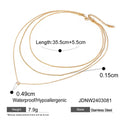 Women’s Simple And Light Luxury Titanium Steel Necklace - JDNW2403081 - electronic accessories