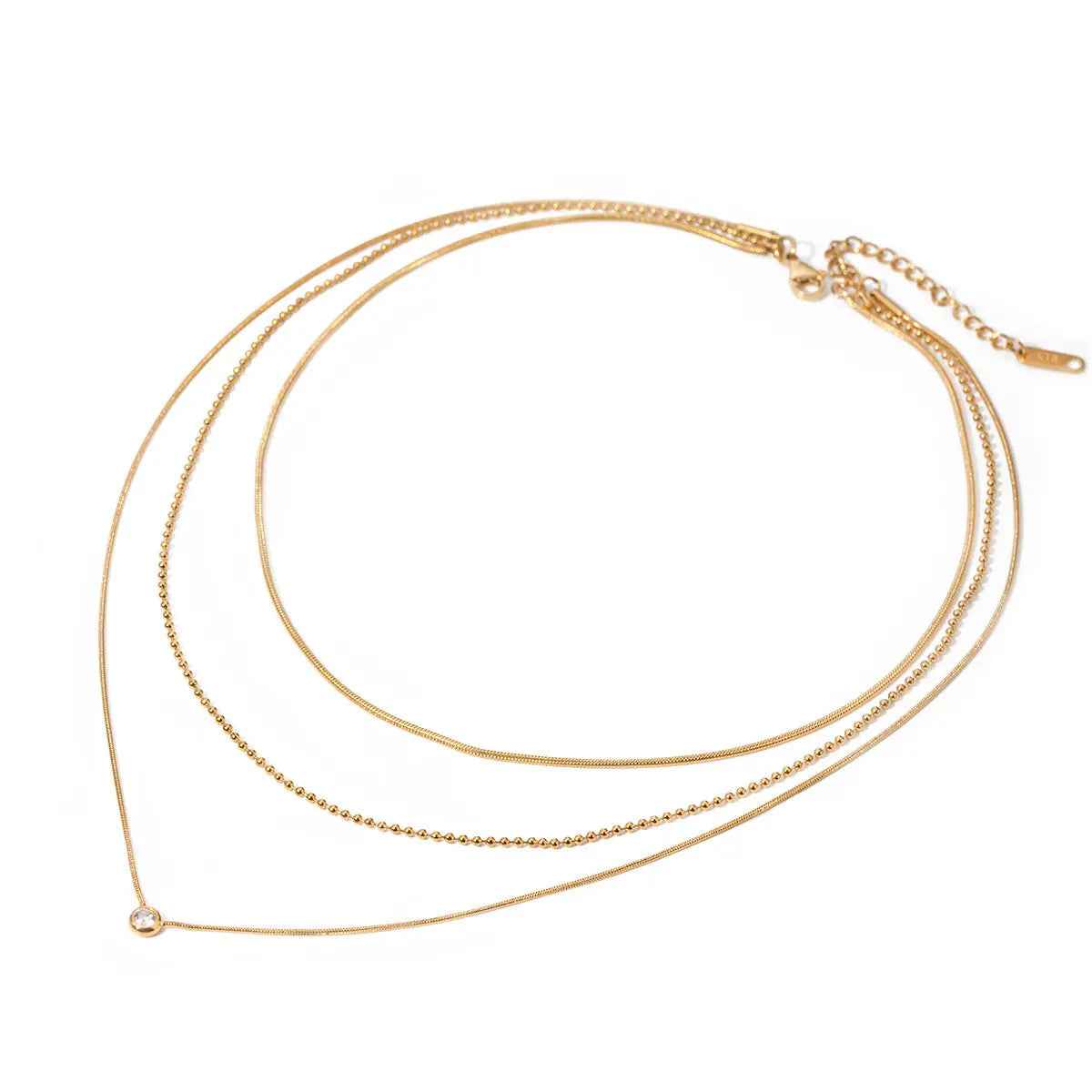 Women’s Simple And Light Luxury Titanium Steel Necklace - JDNW2403081 - electronic accessories