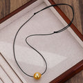 Women’s Simple Ball Love Knotted Bracelet Necklace - Kc Gold Round Beads 11828 - electronic accessories