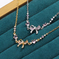 Women’s Simple Fashion Personality Bow Necklace - electronic accessories