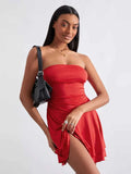 Women's Sleeveless Strapless Dress