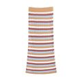 Women’s Slim-fit Striped Knitted Vest Skirt Set