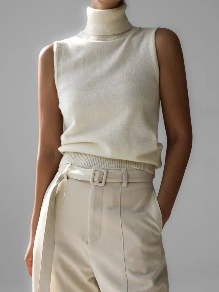 Women’s Solid Sweater Cardigan Long Sleeve - White Vest / M