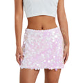 Women’s Sparkle Sequin Skirt - Pink / L