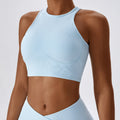 Women’s Sport Bras Gym - Sky Blue / XL / CHINA