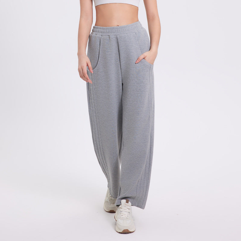 Women’s Sports Fashion Casual Straight Pants - Other