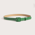 Women’s Square Buckle Belt PU Leather