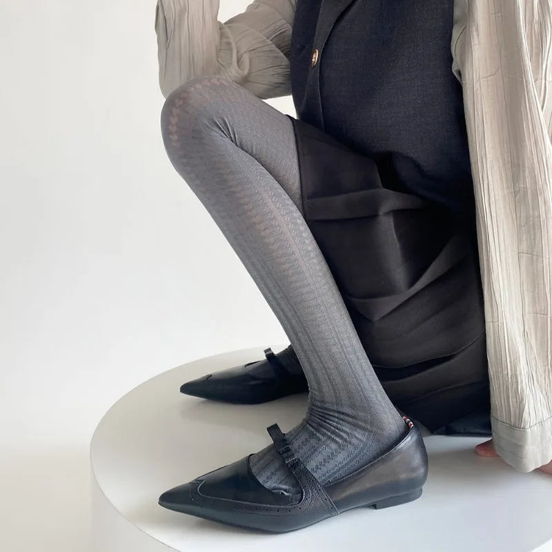 Women’s Stockings Slim Pantyhose Spring Autumn Winter Leggings - GRAY / One Size