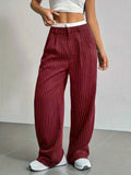 Women's Stripe Straight Pants