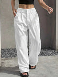 Women's Stripe Straight Pants
