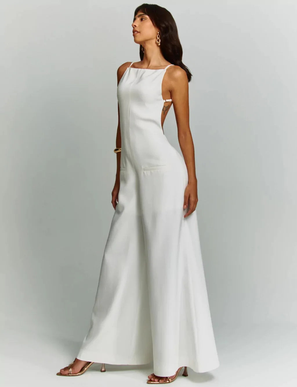 Women’s Summer Jumpsuit - White / M