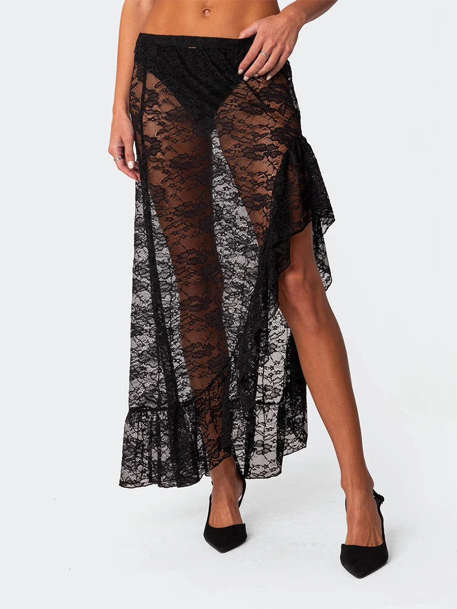 Women’s Summer Lace Long Skirt