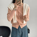 Women’s Thin Fleece Knit Loose Short Cashmere Sweater - Other