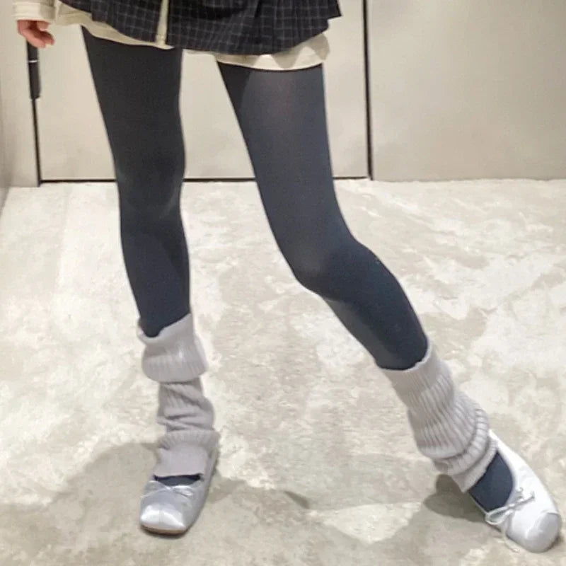 Women’s Tights Slim Stockings Pantyhose - Smoke Grey / One Size