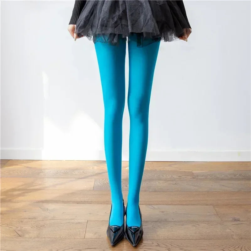 Women’s Tights Slim Stockings Pantyhose - blue / One Size