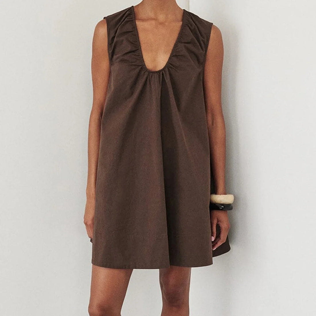 Womens V Neck Tank Dress