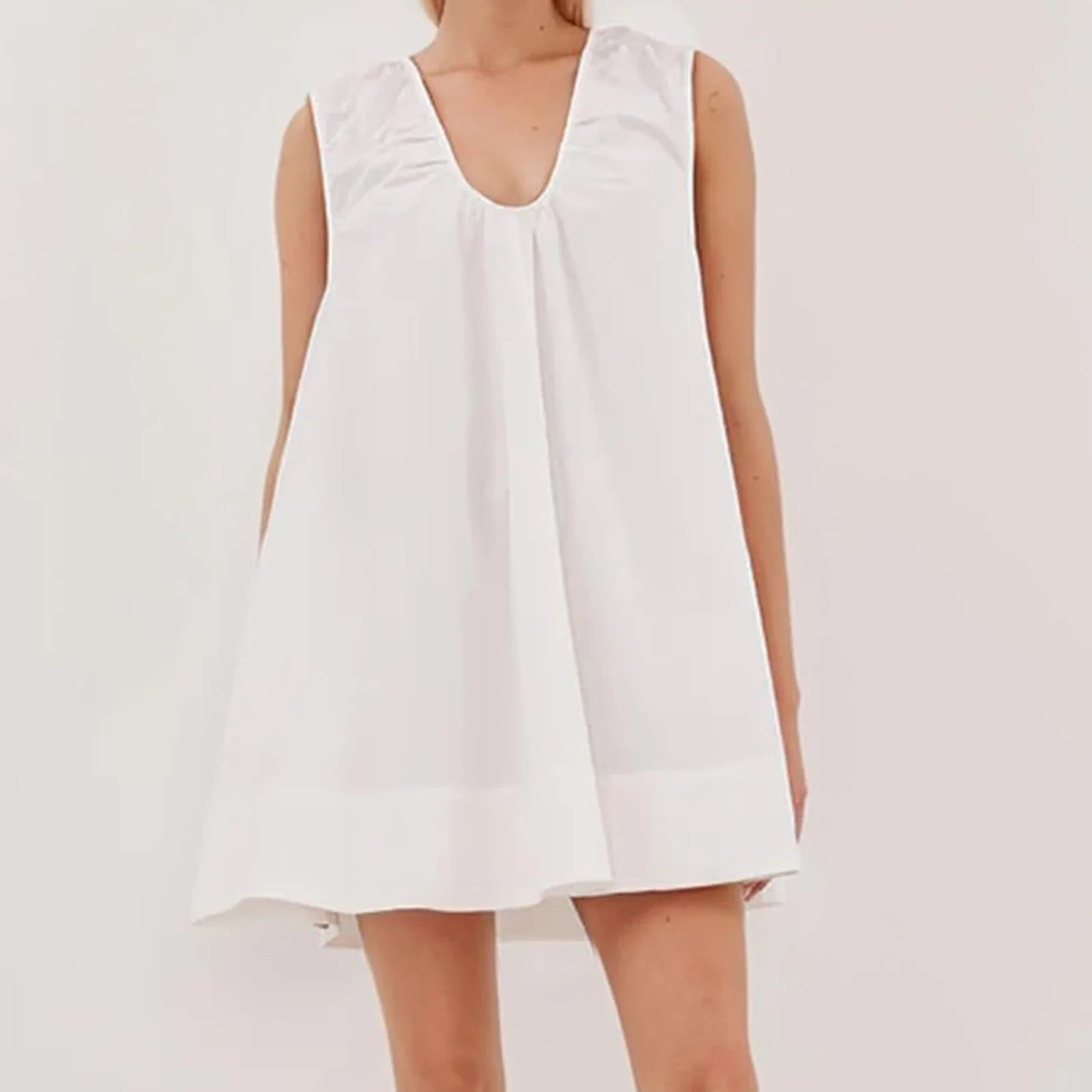 Womens V Neck Tank Dress