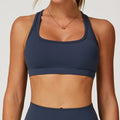 Women’s Yoga Bra Quick-drying Sports Underwear - Blue Gray / L - Other