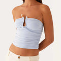 Women'sRuched Tube Top