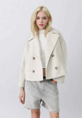 Woolen Jacket Women's Loose Fit