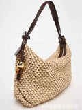 Woven Summer Fashion Straw Bag Beach Holiday Crossbody Bag