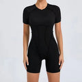 Yoga Suit Fitness Athletic Wear Set One-Piece - Black / M / CHINA