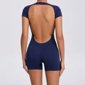 Yoga Suit Fitness Sports Set Women - navy blue / L / CHINA