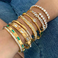Zircon Bracelet Adjustable Stackable Bracelet
