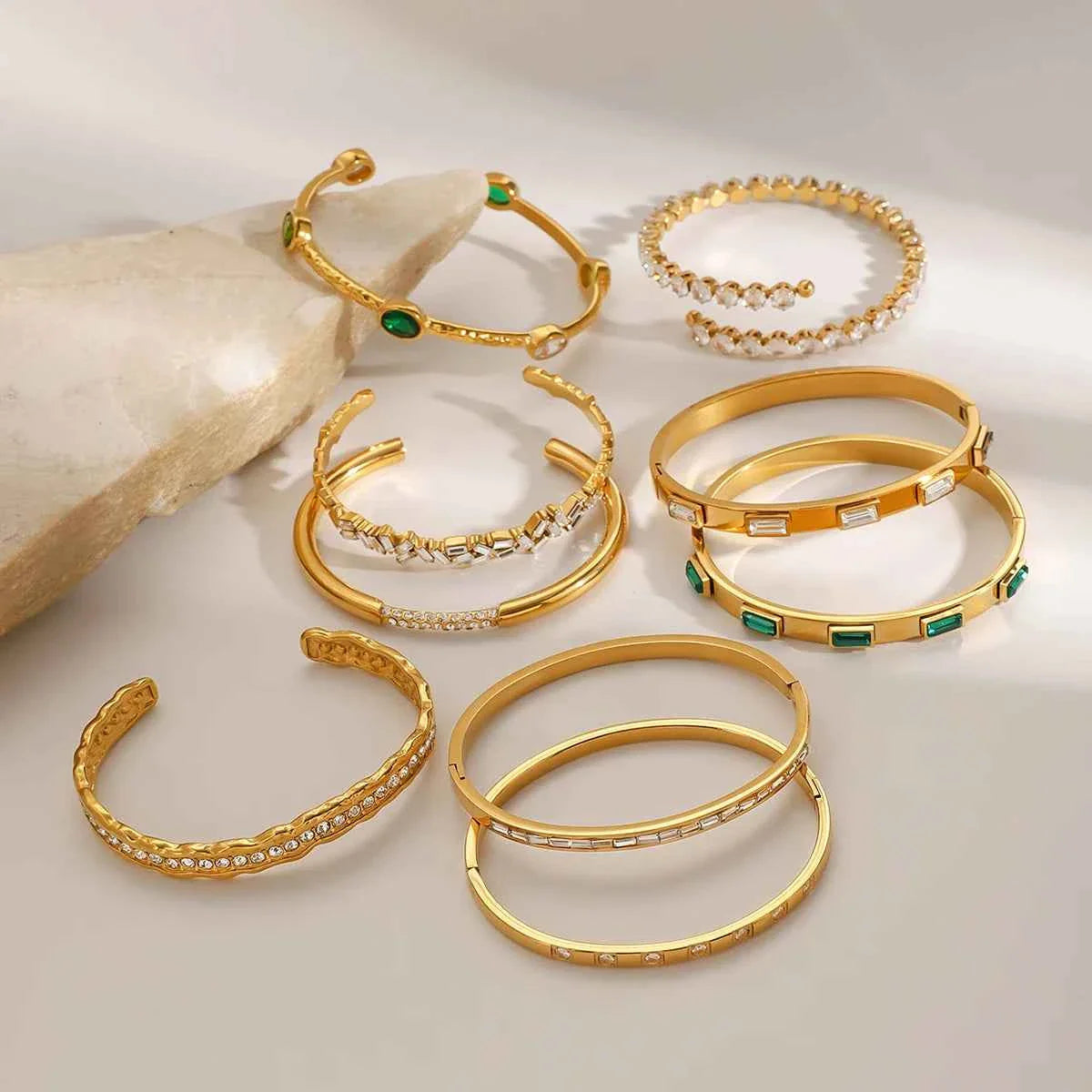 Zircon Bracelet Adjustable Stackable Bracelet