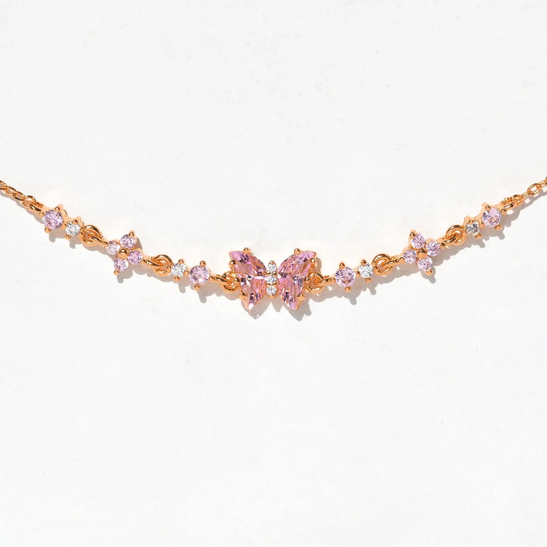 Zircon Butterfly Bracelet Female Retro - Rose Gold - electronic accessories